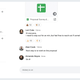 The Google Chat interface in Google Workspace.